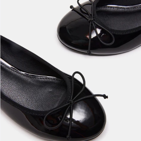 Steve Madden Patent Leather Ballet Heels - Picture 1 of 4